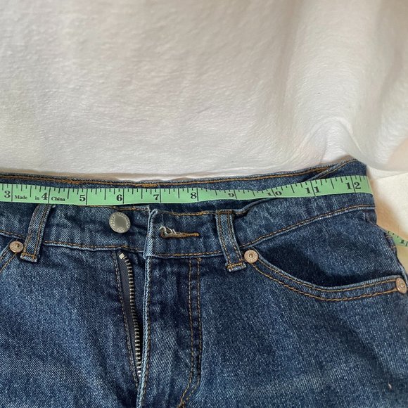 High-Rise Dark Blue Cheap Monday Donna Jeans 25 x 32 - Picture 7 of 8